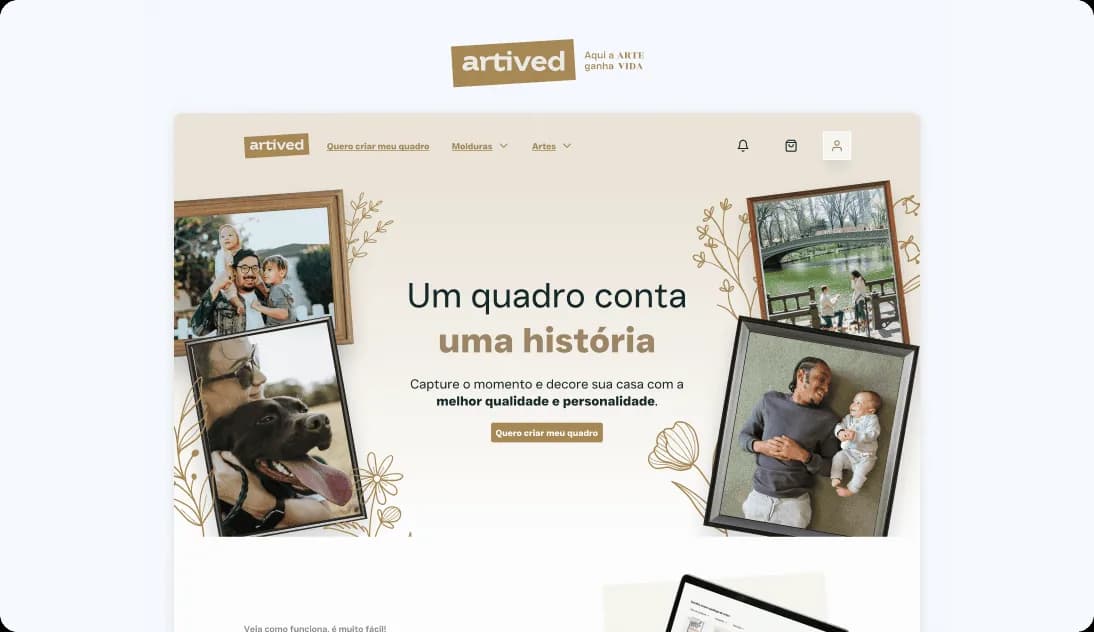 eCommerce for Personalized Frames