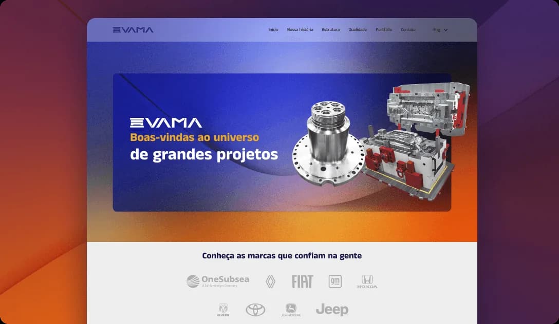 Industrial Corporate Website & Custom CMS
